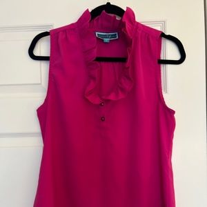 Southern frock pink ruffly top